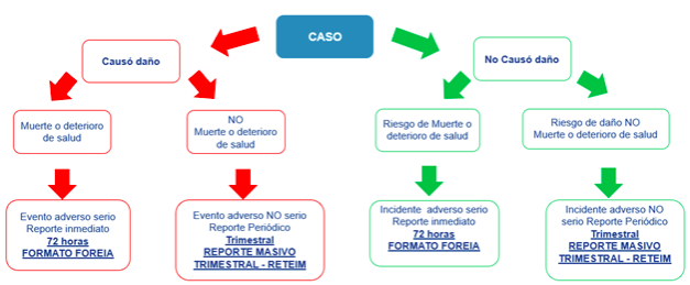 Reporte inmediato y periódico